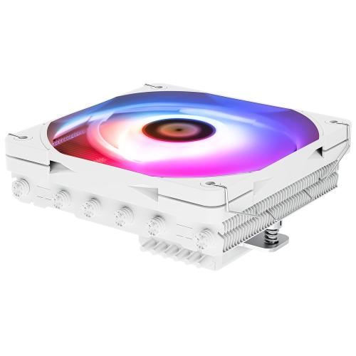 Color White Thermalright AXP120-X67 White ARGB Low Profile CPU Air Cooler with Quite TL-C12015W-S PWM Fan, 6 Heat Pipes, 67mm Height, for AM4/ AM5/Intel LGA 1700/1851/1150/1151/1155/1156/1200/2011,5V ARGB Light