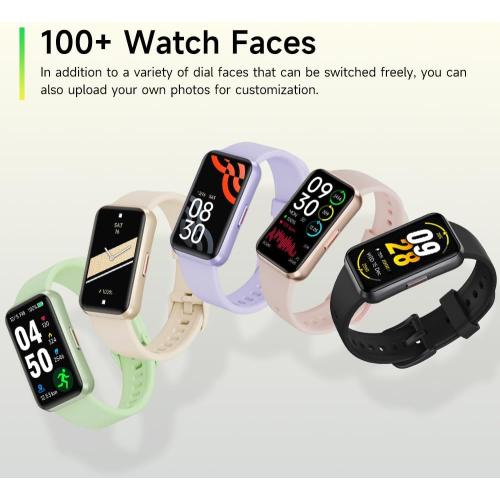 Fitness Trackers,Blood Oxygen Heart Rate Sleep Monitor,Smart Band 24/7 Health Monitoring,Calorie Pedometer Steps Counter Activity watchs/Notifications for iOS/Android