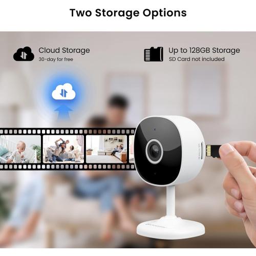 WiFi Camera 2K, Galayou Indoor Home Security Cameras for Baby/Elder/Dog/Pet Camera with Phone app,24/7 SD Card Storage,Works with Alexa & Google Home G7 ( no test )