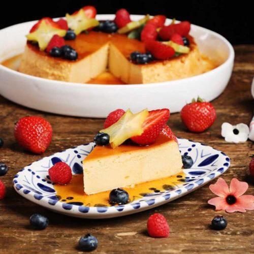 Flan Pan Flanera Mold, Stainless Steel Flan Mold with Lid - Flan Maker for 6 Quart Instant Pot