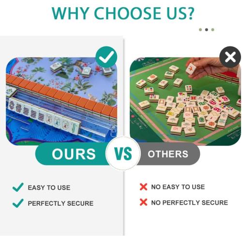 Mahjong Rack Pusher Set, Mahjong Racks with Pushers, 4PCS Acrylic Clear Mahjong Racks, 4 Transparent Acrylic Mahjong Rack, Mahjong Accessories