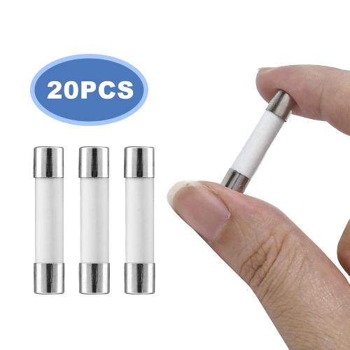Litoexpe 20-Pack 20A 250V Ceramic Time Delay Fuses