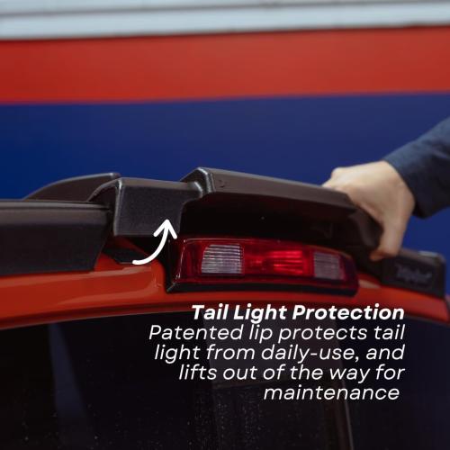 BridgeSport Wingman Utility Spoiler for Trucks - Compatible with Nissan Frontier 2005-2025 – Headache & Ladder Rack, Cab Protection and Large Cargo Management – W004