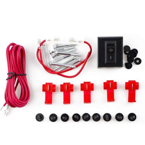 Banpo 5 X Cab Marker Light, Amber Lens Amber LED Housing Cab Roof Running Lights, Accessories Light Sets w/Wiring Pack Compatible with 1999-2002 Dodge Ram 2500 3500 Pickup Trucks