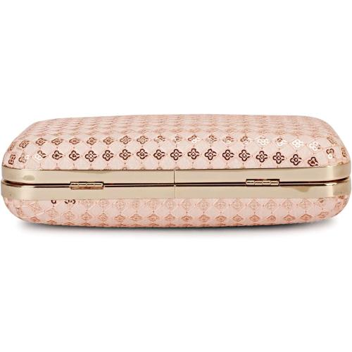 LONGING TO BUY Hand Crafted Designer Box Clutch - Zari Embroidery For Women