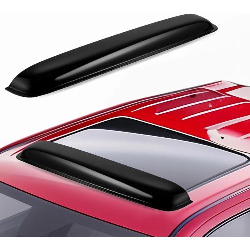 Extra Durable Sunroof Wind Deflector for Sunroof or Moonroof (37.8 inch) – Sun Roof Rain Guard Easy 3M Tape-On Install - SR11000