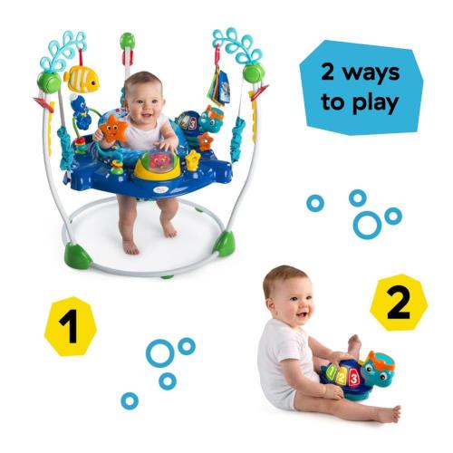 Baby Einstein Neptune's Ocean Discovery Activity Baby Jumper Activity Center, Ages 6 Months  , Max Weight 25 lbs., Unisex