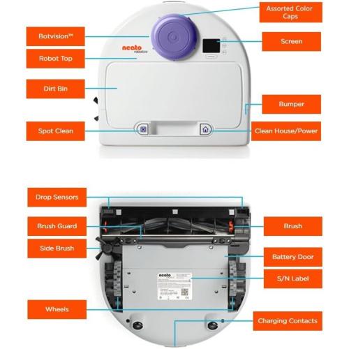 Neato Robotics Botvac 80 Vacuum Cleaner With Scheduling; Grey