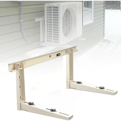 Wall Mounting Bracket for Mini Split AC – Heavy Duty Steel Support for 9,000–36,000 BTU Units – 363lbs Capacity – Rust-Proof Powder Coated, Outdoor Condenser Wall Mount