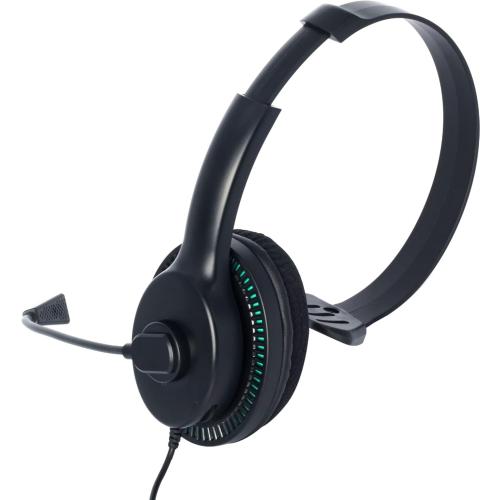 Insignia - Wired Chat Headset for Xbox Series X | S and Xbox One - Black/Green