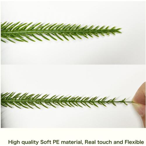 Christmas Wreaths for Front Door 24 Inch Norfolk Pine Wreath for All Seasons Artificial Green Wreath Holiday Decoration for Indoor Outdoor Home Decor