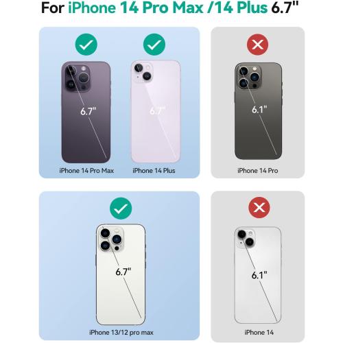 NEWDERY Battery Case for iPhone 14 Pro Max,14 Plus 10000mAh,Qi Wireless Charging,Wired Headset,Sync-Data Supported, Rechargeable Charger Cover for iPhone 14/13/12 Pro Max/14 Plus Black