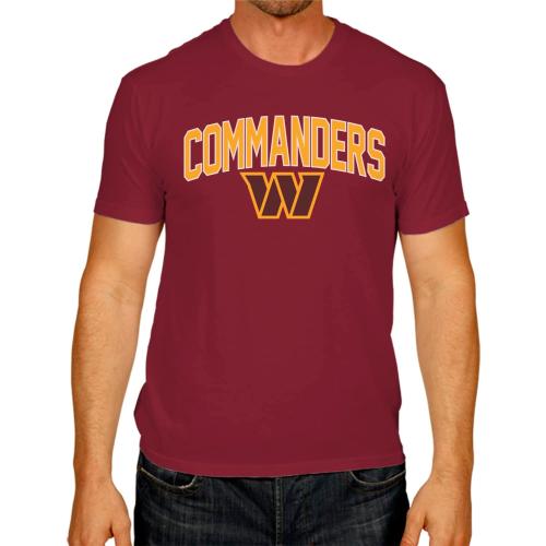 Size S Team Fan Apparel NFL Home Team Tee - Gameday Adult T-Shirt - Pro Football Cotton & Polyester Shirt (Washington Commanders - Cardinal, Adult Small)