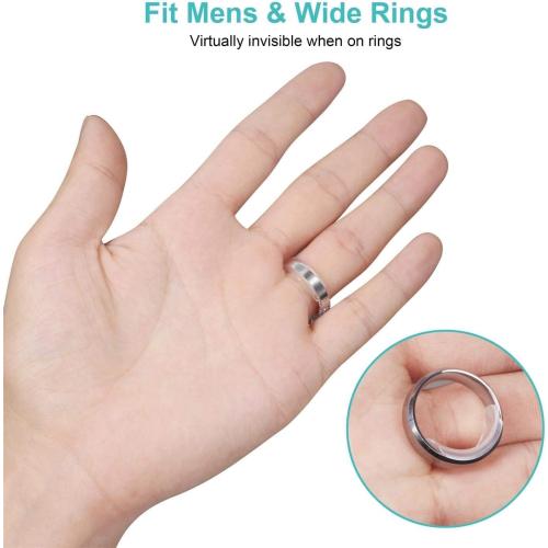 Invisible Ring Size Adjuster for Loose Rings Ring Adjuster Fit Any Rings, Assorted Sizes of Ring Sizer