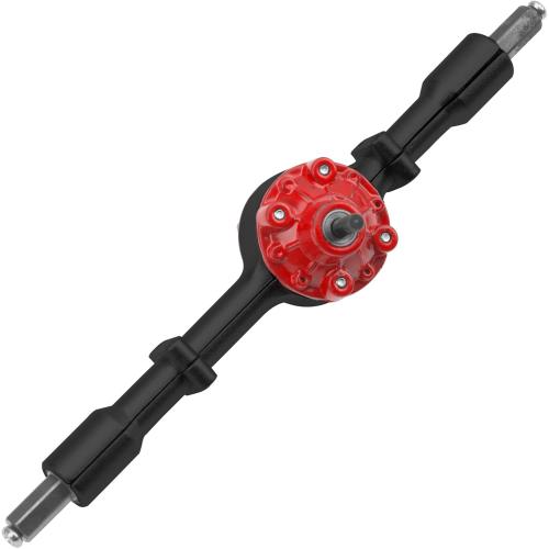 Metal Front & Rear Portal Axle Set Upgrades Parts Compatible with WPL C14 C24 C34 C44 B14 B24 1/16 RC Car (Black)