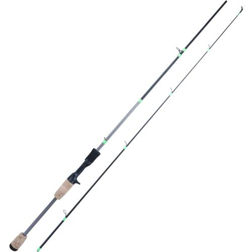 Sougayilang Flexible Fishing Rods, Spinning Rods & Casting Rods, Lightweight Trout Rods 2 Pieces Cork Handle Crappie Fishing