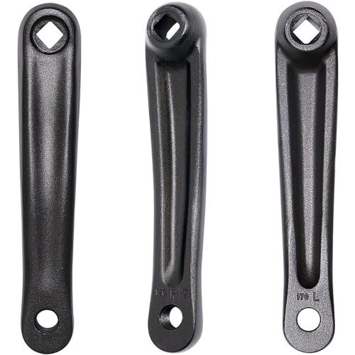 Bike Crank Arm 170mm Diamond Hole Crank Arm for Electric Bicycle,Folding Bicycle,Hybrid,Mountain Bicycle,Road Bike