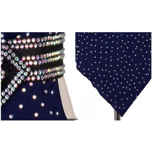 2XL V Neck Latin Competition Dresses Shiny Dancewear for Samba Rumba Women's Tube Beads Cha Cha Dancing Clothing