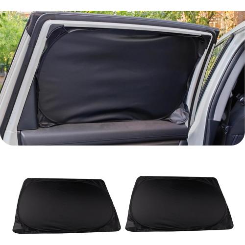 Custom Fit Sun Shade Kit for 2026-2027 Toyota RAV4 Windshield& Windows UV Blocking Heat Insulation Protector Privacy - Upgrade Accessories (Full Set/Front Windshield Black)‼️light dirt and good condition and incomplete‼️