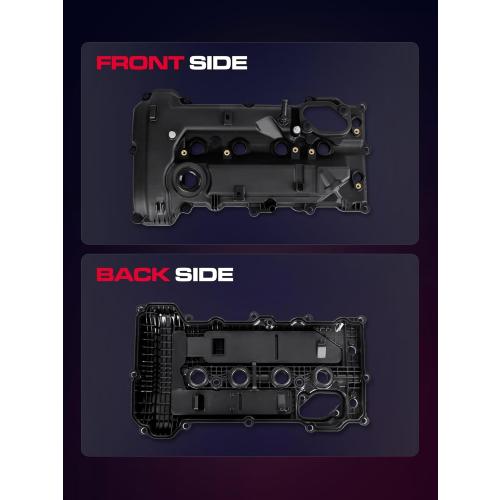 224102E210 Engine Valve Cover with Gasket, Cap Compatible with 2014-2016 Elantra, 2014-2020 Elantra GT, 2014-2020 Tucson, Kia 2014-2018 Forte Forte5, 2014-2016 Forte Koup, 2014-2019 Soul, 2.0L