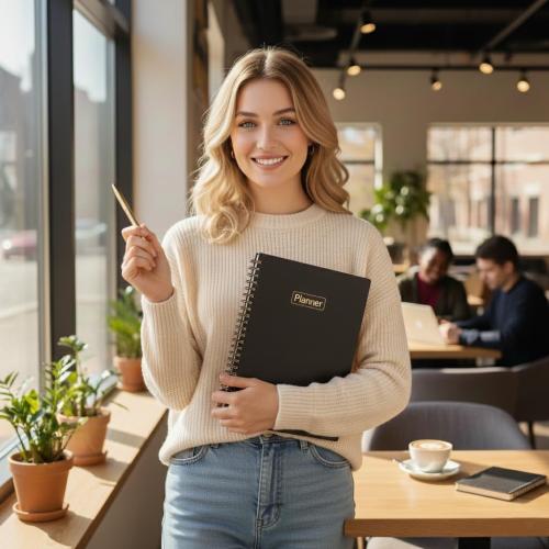 2026 Planner, 8.5 x 11 Weekly and Monthly Large Calendar Planner, Letter Size, Jan - Dec 2026, Hardcover Daily Agenda and Organizers for School Essentials & Office Supplies