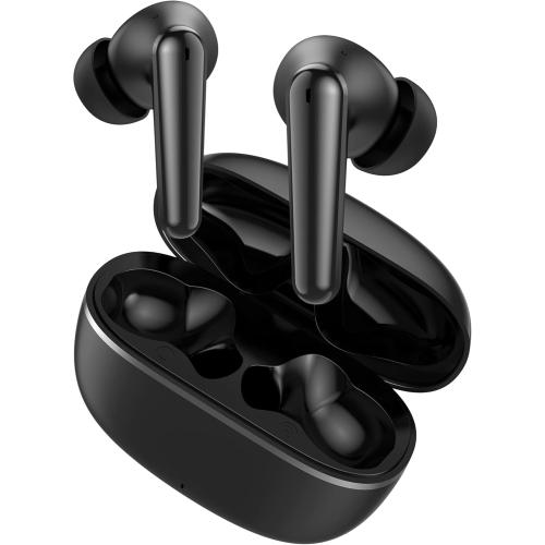 TRANYA T30 Wireless Earbuds, Immersive Sound with Deep Bass, 40H Playtime, 4 Microphones for Clear Call, Bluetooth Earbuds with Low-Latency Game Mode, IPX7 Waterproof Headphones for Sports