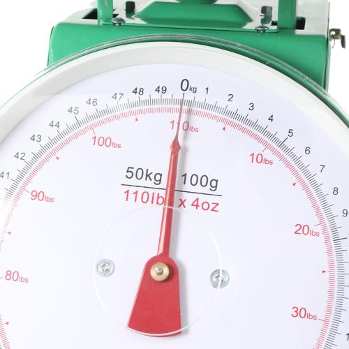 Heavy Duty Portion-Control Mechanical Kitchen and Food Scale Industrial Dial Scale with Stainless Steel Platform 110-LBS