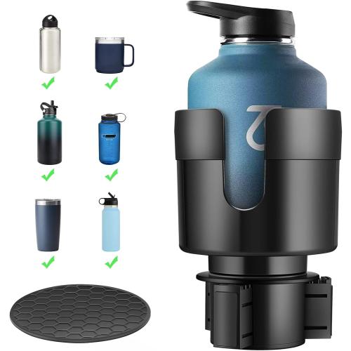 TYKOR Car Cup Holder Expander, Extender for Car with Adjustable Base