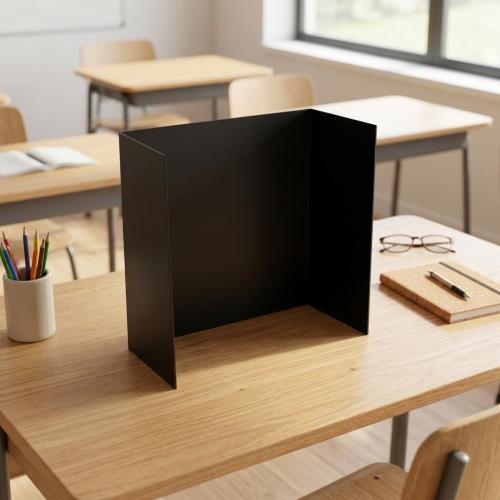 Trifold Poster Board, 24 x 16, Corrugated Project Boards for Science Fairs, School Projects, Event Displays, and Business Presentations, 3-Pack, Black