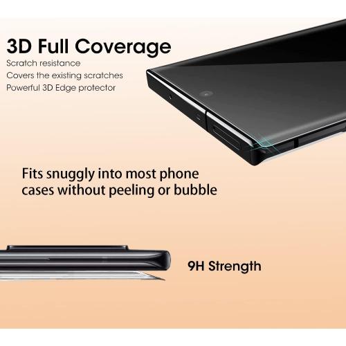 XDesign [2 2 Pack Galaxy S23 Ultra Screen Protector, 9H Tempered Glass Scratch Resistant, Ultrasonic Fingerprint Support, For Samsung Galaxy S23 Ultra 5G 6.8 Inch Glass Screen Protector