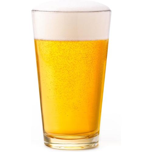 Libbey 1639HT Restaurant Basics DuraTuff 16 oz Pint Glasses Set of 12, All Purpose Heavy Duty Glasses, Glass Drinkware for Beer, Water, Soda and More