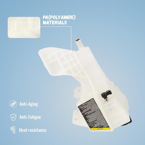DR104002 Coolant Tank Reservoir Compatible with 2013-2020 Peterbilt 579 Kenworth T680 T880 Replace CP23700