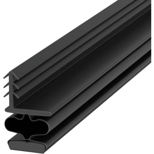 TMH Magnetic Weather Stripping Door Seal for Metal Doors - Kerf Door Seal Kit, 36 x 84 - Black Weather Stripping for Doors.