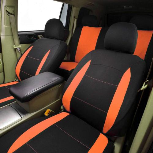 Flying Banner Car Seat Covers Front Seats Rear Bench Polyester car seat Protectors Easy installations Rear Bench Split Classic Man Lady Truck