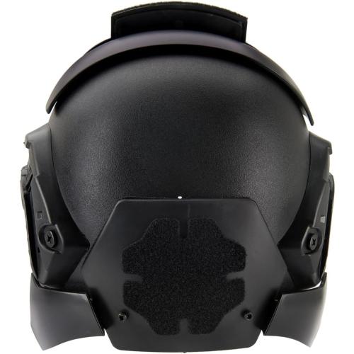 AMA Interstellar Battle Trooper Full Face Airsoft Helmet with Exchangeable Lens
