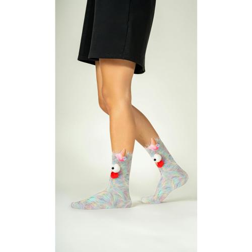 Vermeyen 4 Pair Funny Magnetic Holding Hands Socks Novelty Sock for Women Men Birthday Gifts for Her Halloween Christmas