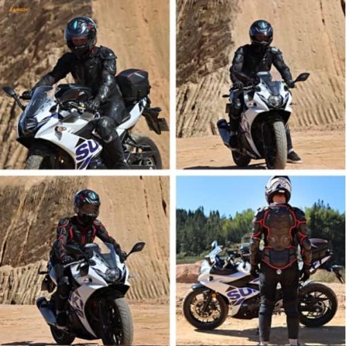 Medium Motorcycle Protective Jacket Full Body Armor Protection Dirt Bike Gear ATV Protective Safety Gear Riding Racing Armor Motocross Protector Jacket Men Women For Off-Road Motorbike Cycling Skiing Skating