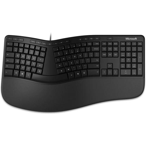 Microsoft Ergonomic Keyboard for Business - Wired - Black