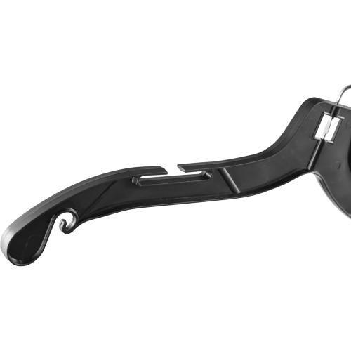 DEILSY™ Black Plastic Clothes Hangers - Durable Plastic Hanger 50 Pack for Organizing Garments for Shirt Hangers and Dress Coat Hangers Black Clothing Retail Hanger