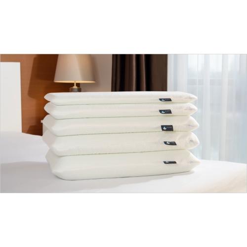 Bluewave Bedding Slim Gel Memory Foam Pillow for Stomach, Back and Side Sleepers - Therapeutic Design for Spinal Alignment, Better Breathing and Enhanced Sleeping (4-Inches Height, Standard)