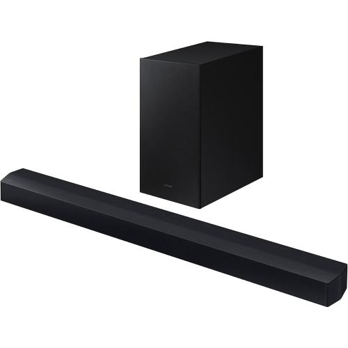 Samsung HW-C450 2.1ch Soundbar w/DTS Virtual X, Subwoofer Included, Bass Boost, Adaptive Sound Lite, Game Mode, Bluetooth, Wireless Surround Sound Compatible