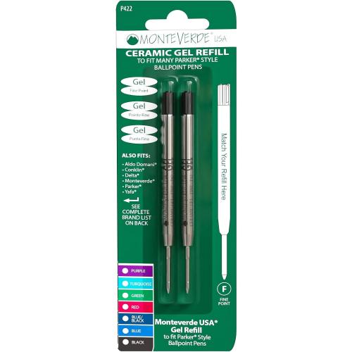 Monteverde® Capless Gel Refills to Fit Parker