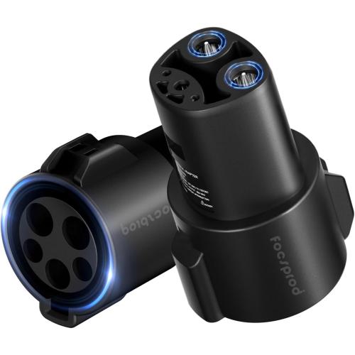 J1772 to Tesla Charger Adapter, Max 80A 250V Fast Charging J1772 to NACS Adapter for Tesla Model 3/Y/X/S/Cybertruck Charging Adapter, Compatible with J1772 EV Charge to Tesla Adapter -UL 2252