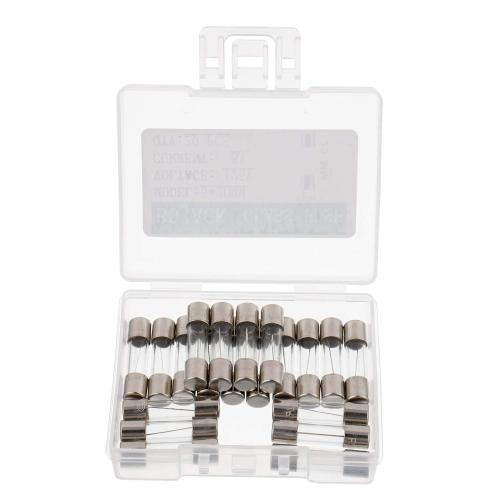 BOJACK F5AL125V 5x20 mm 5 A 125 V fuses 0.2x0.78 Inch 5 amp 125 Volt Fast-Blow Glass Fuses