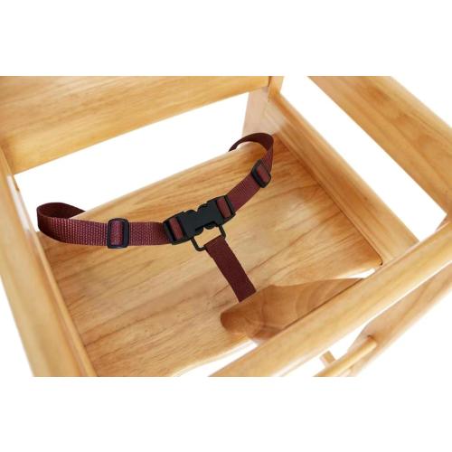 Wooden High Chair for Baby & Toddler – Restaurant-Style Stackable HighChair with Commercial Grade Solid Wood for Dining Table & Kitchen – Compact & Portable Design for Home & Restaurant Use -Natural