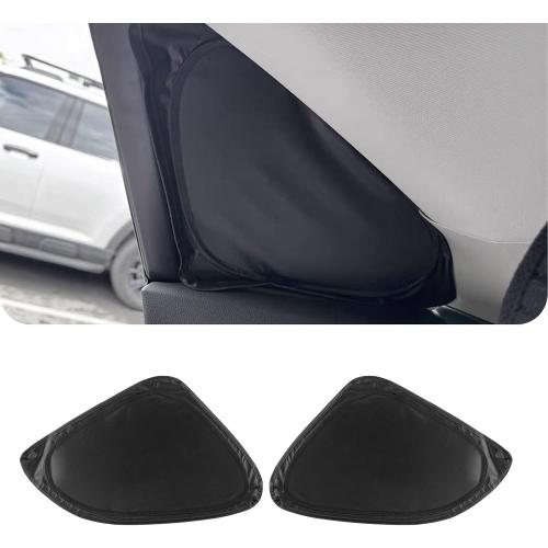 Custom Fit Sun Shade Kit for 2026-2027 Toyota RAV4 Windshield& Windows UV Blocking Heat Insulation Protector Privacy - Upgrade Accessories (Full Set/Front Windshield Black)‼️light dirt and good condition and incomplete‼️