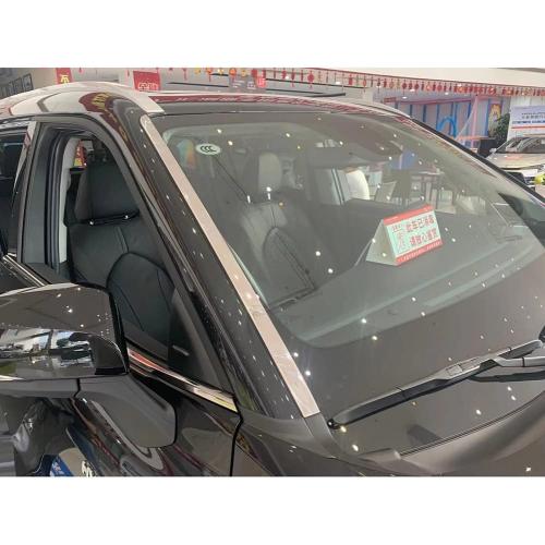 Beautost Fit for Toyota Highlander 2020 2021 2022 2023 2024 2025 2026 Windshield Side Beveled Window Cover Trim Stainless Steel