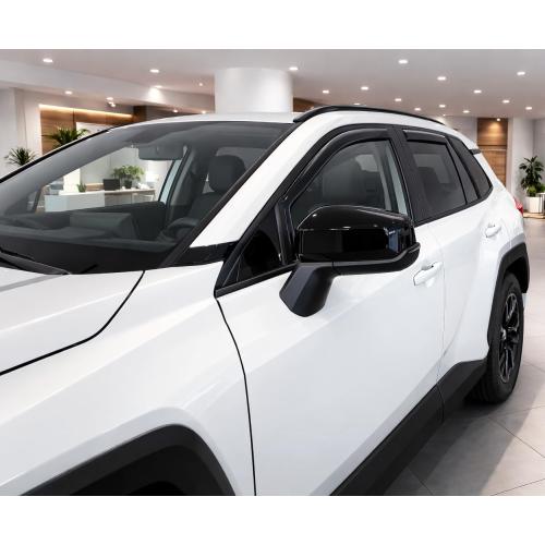 2026 2027 in-Channel Rain Guards Side Window Visor Deflectors for Toyota RAV4 LE XLE Premium SE XSE Limited Woodland, Dependable RAV 4 Vent Shade
