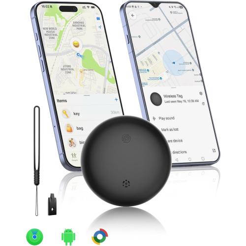 2-in-1 Air Tracker Tag for iOS & Android - Mini GPS Tracker Item Finders