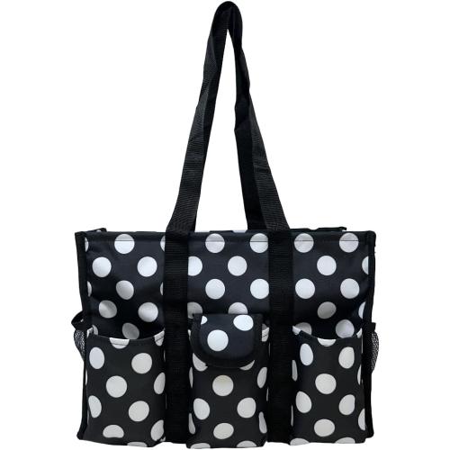 Utility Tote Bag with Zipper Top - Large Multipurpose Tote Organizer Bag